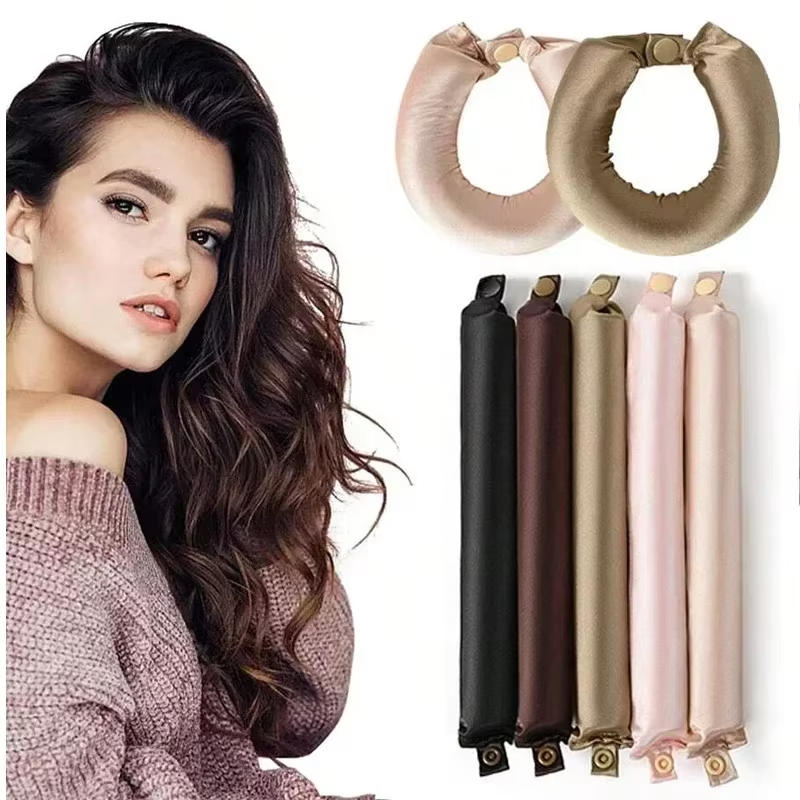 Heatless Hair Curler Satin Curling Rod - Få vackra lockar utan värmeskador