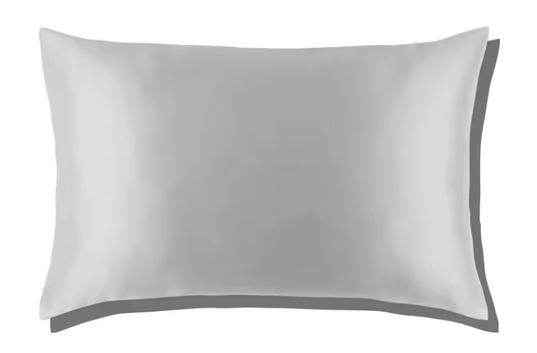 Örngott i Mullbärssilke 100% 22 Momme med OEKO-TEX framsida i äkta silke och baksida i Lenzing Tencel-tyg, örngott i silke Storlek 50x60cm