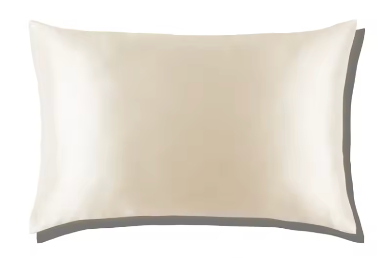 Örngott i Mullbärssilke 100% 22 Momme med OEKO-TEX framsida i äkta silke och baksida i Lenzing Tencel-tyg, örngott i silke Storlek 50x60cm